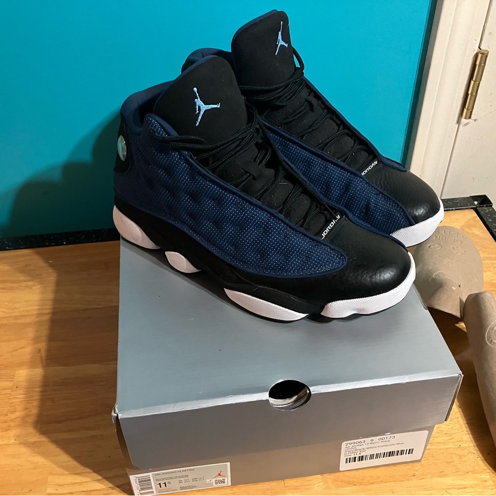 Jordan 13 Retro Brave blue used